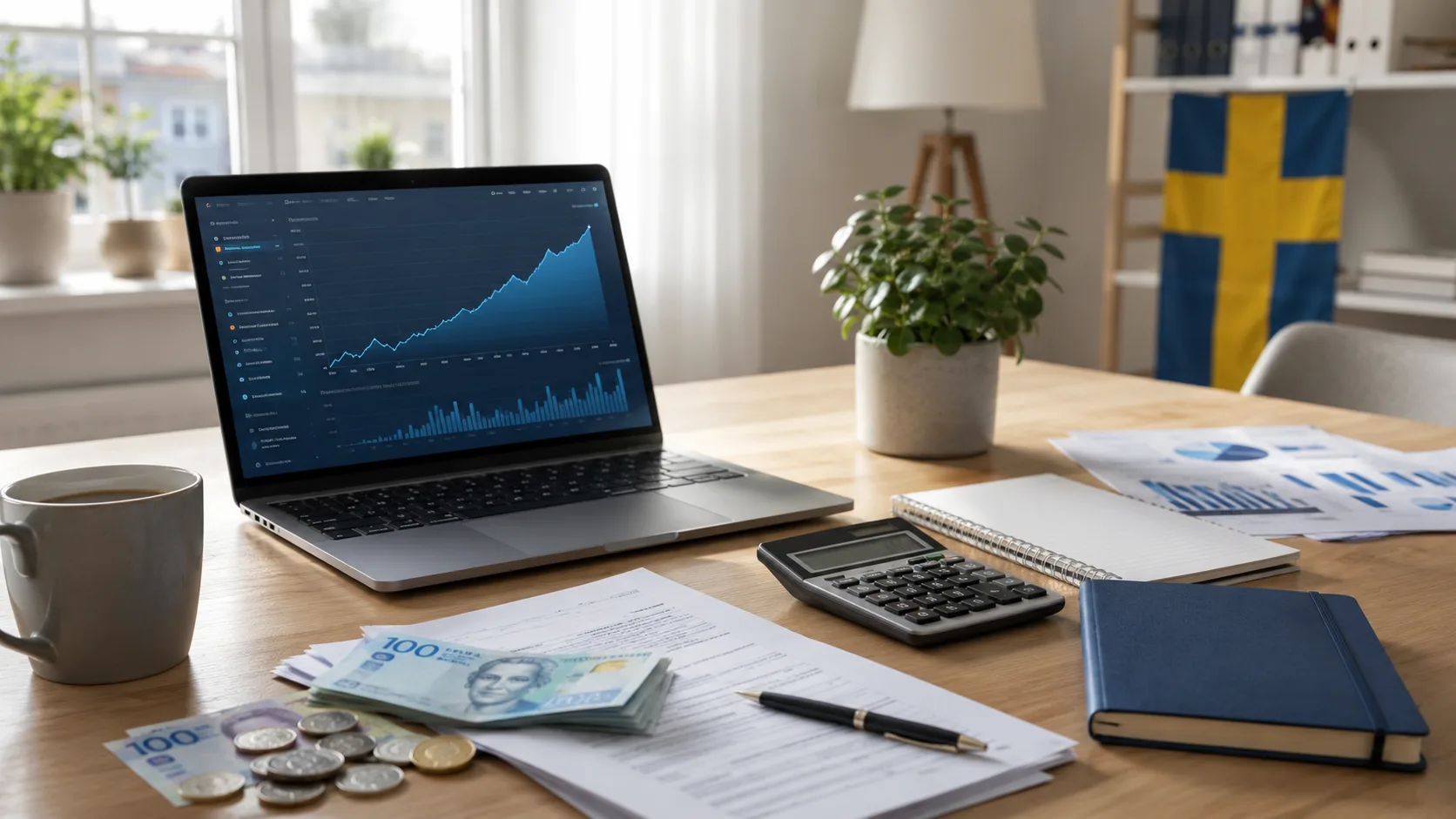 investeringskalkylator för ISK konto i Sverige