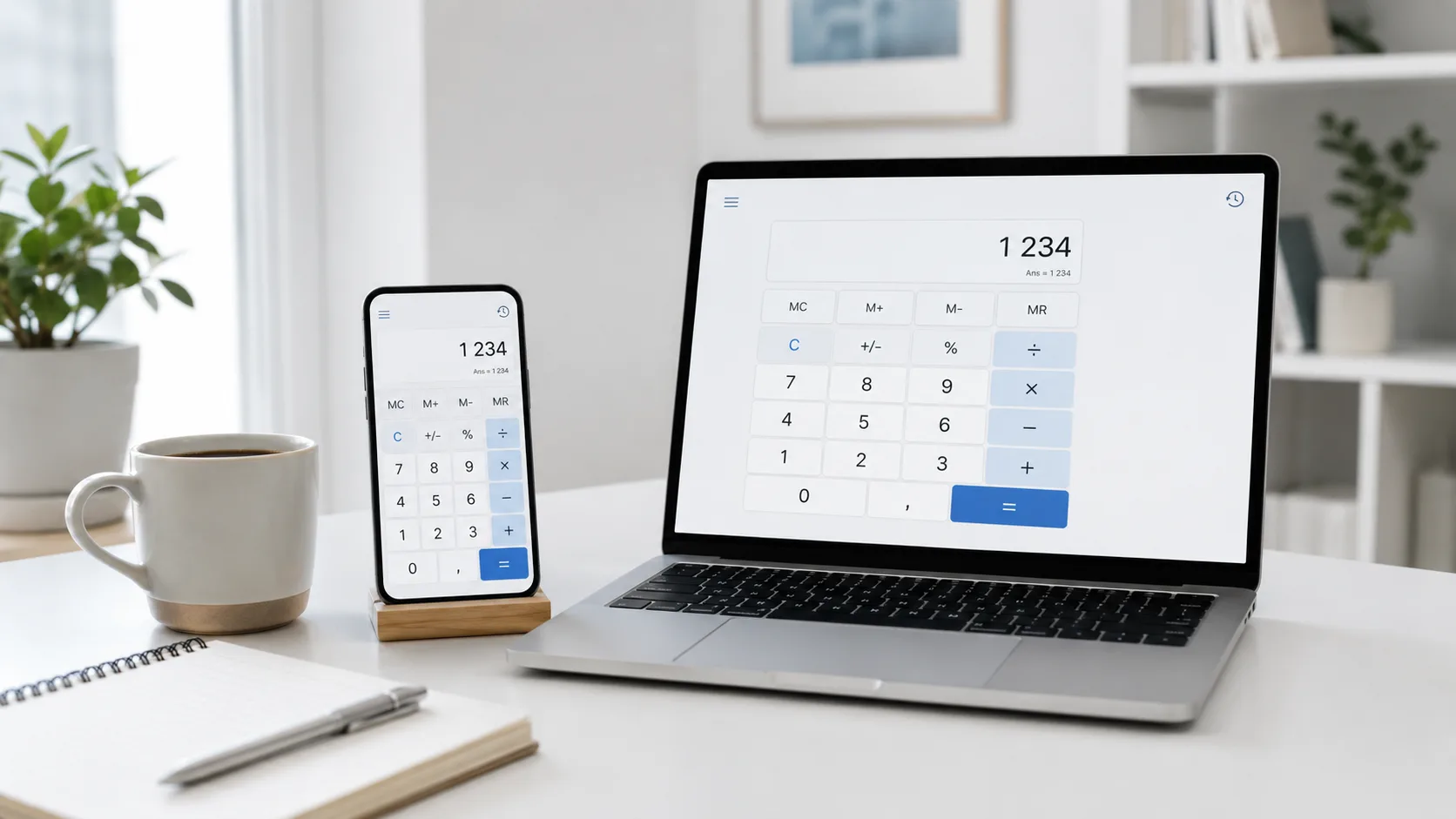 miniräknare online testad på mobil och dator